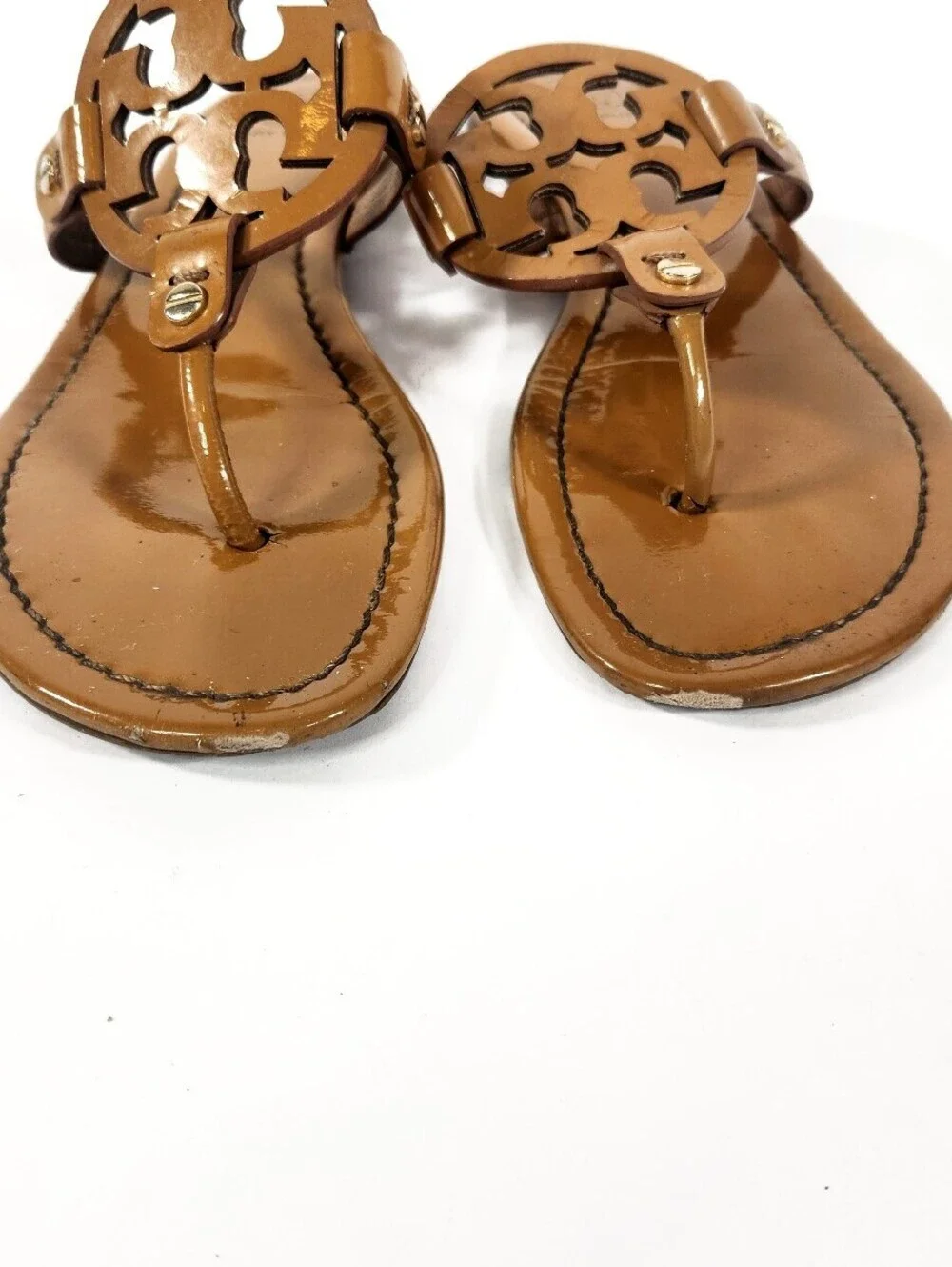 Tory Burch Brown Miller Sandals Size 7